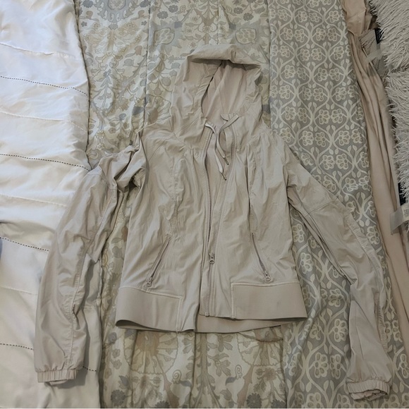 Lululemon Beige Zip Up Hoodie - Picture 1 of 8